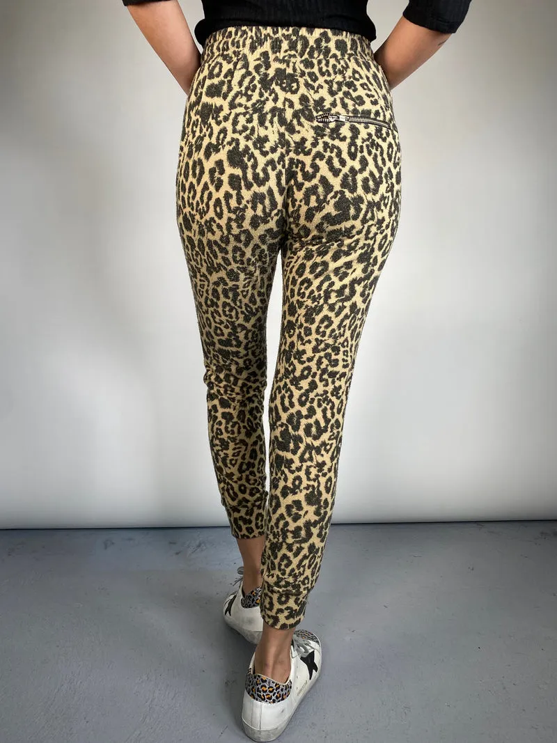 LNA Jogger Rib  Animal Print